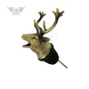 07C Bronze antique Cerf porte-bonheur