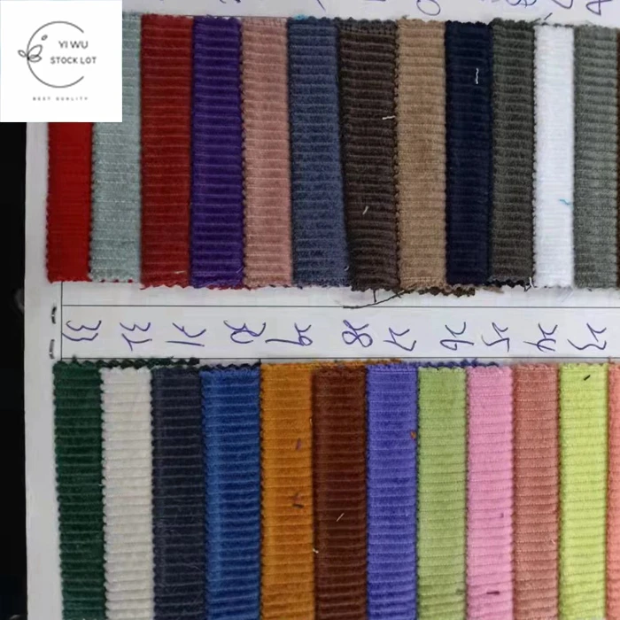 Лидер продаж Смешанные 100% хлопок 11 Вт не вельвет лайкра 300gsm большой выбор подержанных машин ткани в Китае