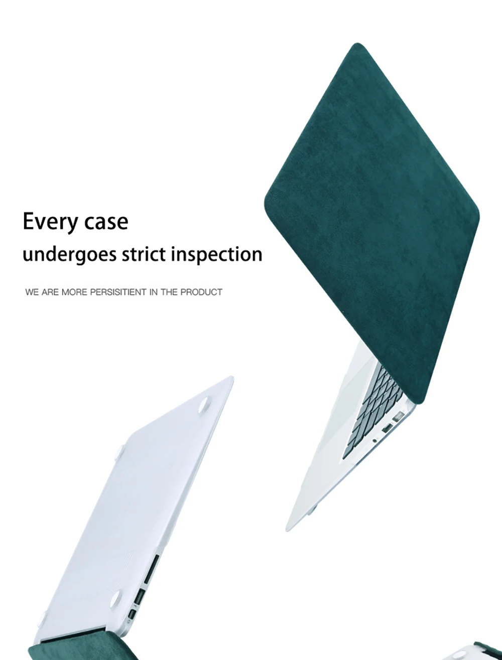 product laudtec pu leather wood grain laptop case skin pu leather hard shell cover for mac book air 13 2025-4
