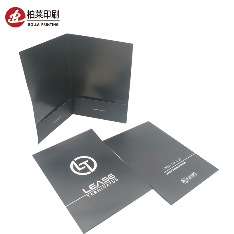 Custom Logo Presentation Folders - Professional & Eco-friendly