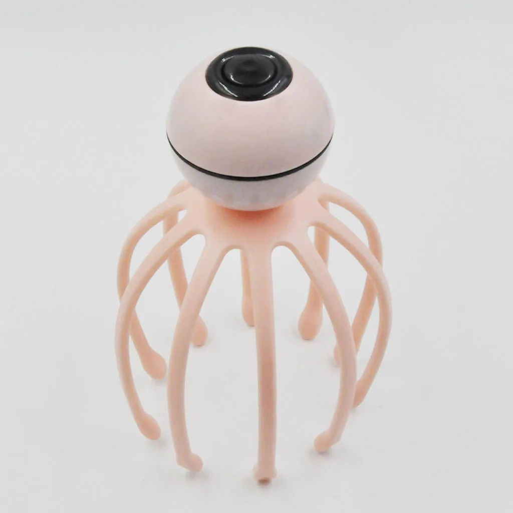 Automatic 10 Finger Rechargeable Smart Vibration Spider Head Massage Tool Electric Scalp Head Massager