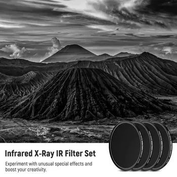 NEEWER Camera Lens Filter 67mm Infrared Filter Set 4 Pack IR720/IR760/IR850/IR950 X-Ray IR Filters Kit detail image