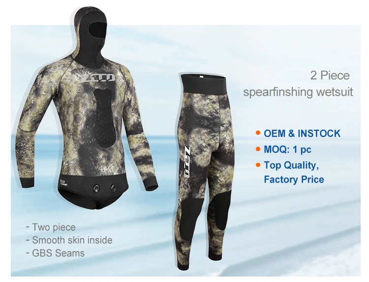 custom logo 1mm 5mm camouflage men and women camo spearfishing wet suit camp neoprene diving wetsuits