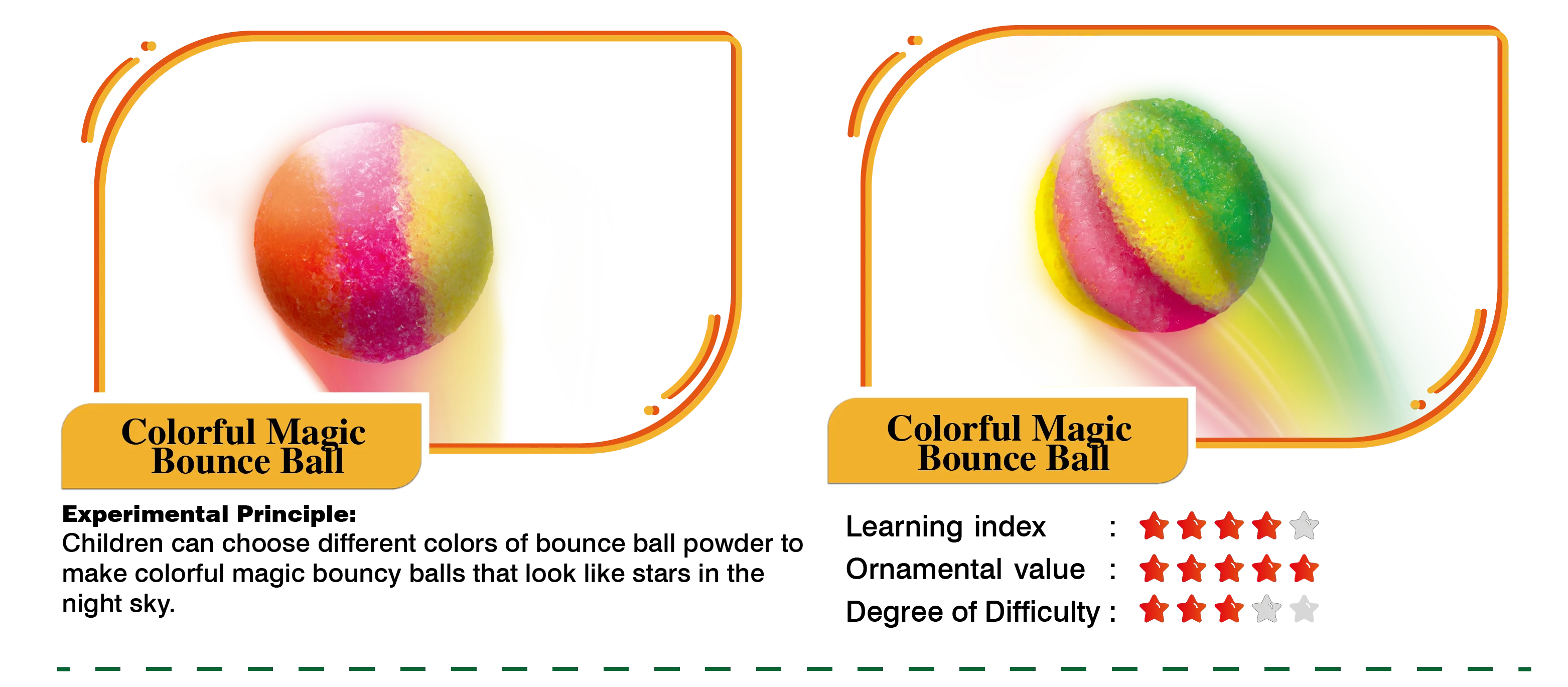 Make Your Own Bouncy Balls with Multi-Colored Glow Powder