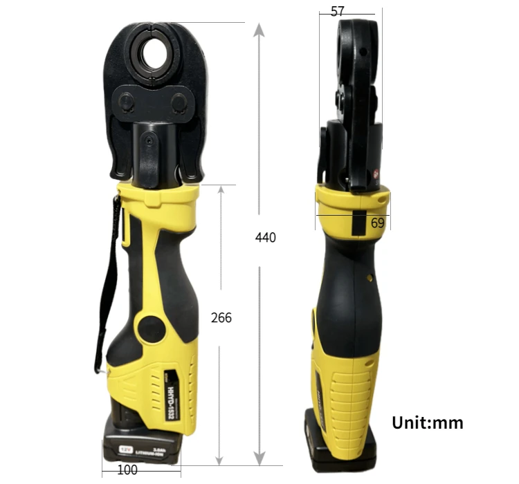 thumbnail image 2 of Complete 1/2 To 2 Inch Pro Press Tool Kit – Battery Powered Crimper With 6 Jaws 2 of 6