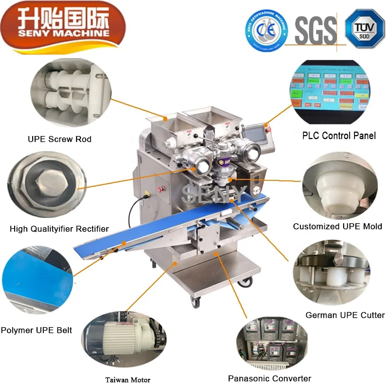 Rheon Machine Snack Automatic Stuffed Biscuits Cookies Making Machine Encrusting and Forming Machine