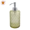 Grass green bottle with matte lotion pump