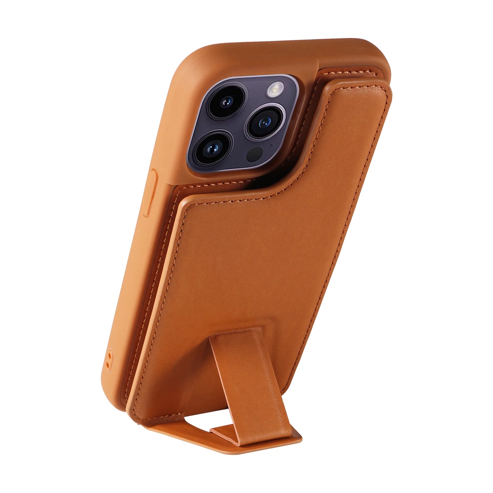 Laudtec LX482 Solid color phone case with leather protective cover anti drop wear-resistant For iphone 16 15 14 13 12 11promax factory