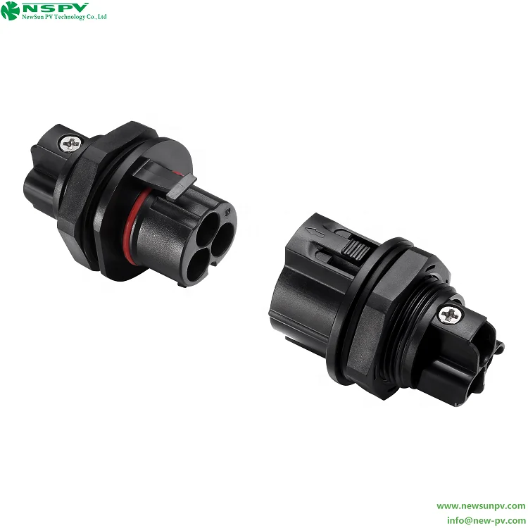 High Quality 3p Solar Inverter AC Connectors 3 Core Male and Female Copper Connectors for Solar Inverter