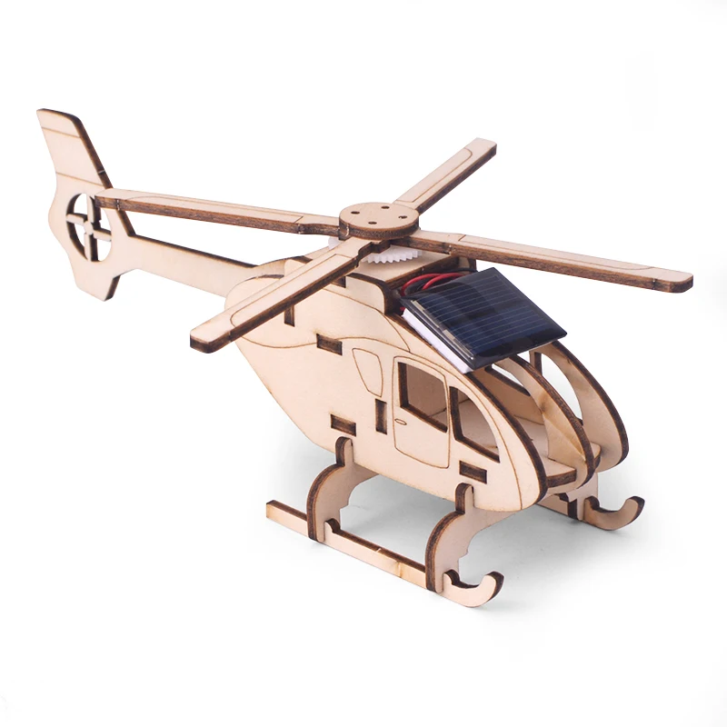 Customized Solar Powered Helicopter Handmade Stem Science Toy Stem Toy for Kids Educational Stem Kit