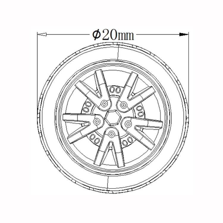 toy solid rubber tire