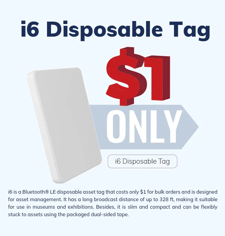 Indoor Asset Tracking Disposable Ble Tag Programable Bluetooth Android