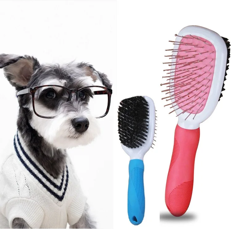 Double Sided Flexible Slicker Brush Removes Loose Hair, Tangles, and Knots  Suitable for Dogs CatsDo