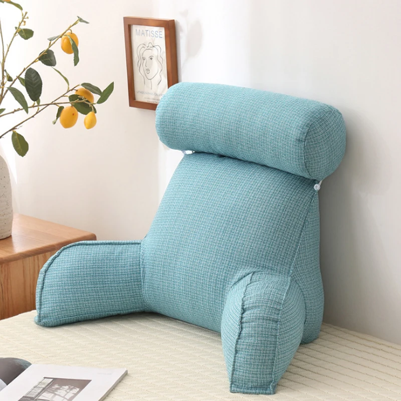 Almohada Cervical Cojin De Lectura Para Sofá Con Brazos Y