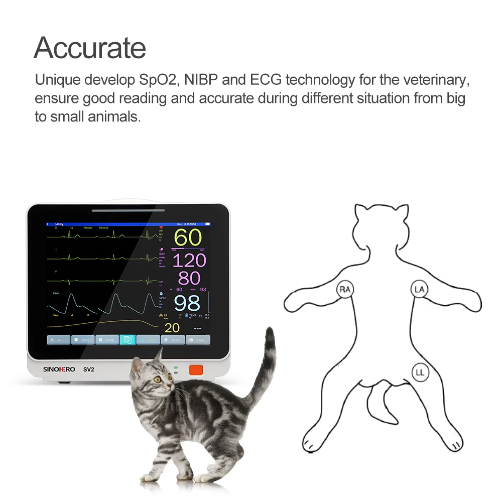 Remote Monitoring Devices Ai Multiparameter System Icu Multi Parameter Medical Portable Price Patient Monitor With Trolley