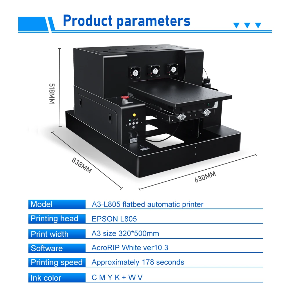 UV Printer Badge Machine Button Pin Maker, Badge Maker Printing Machine with 25-75mm Mould for Choice