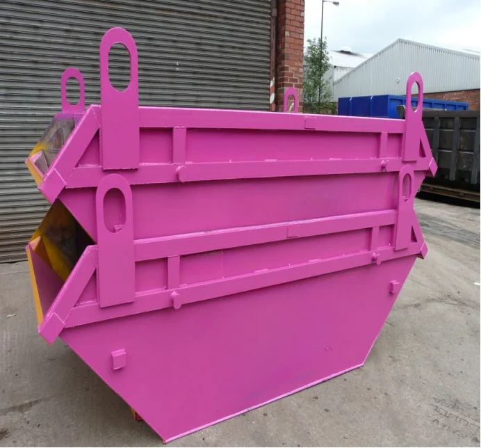 High Quality Metal Skips Bin Open Top Skips Garbage Bin Customizable