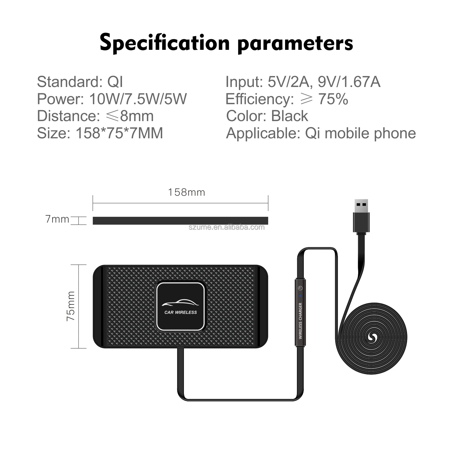 Automatic Wireless Car Charging Pad 10W - Image 8
