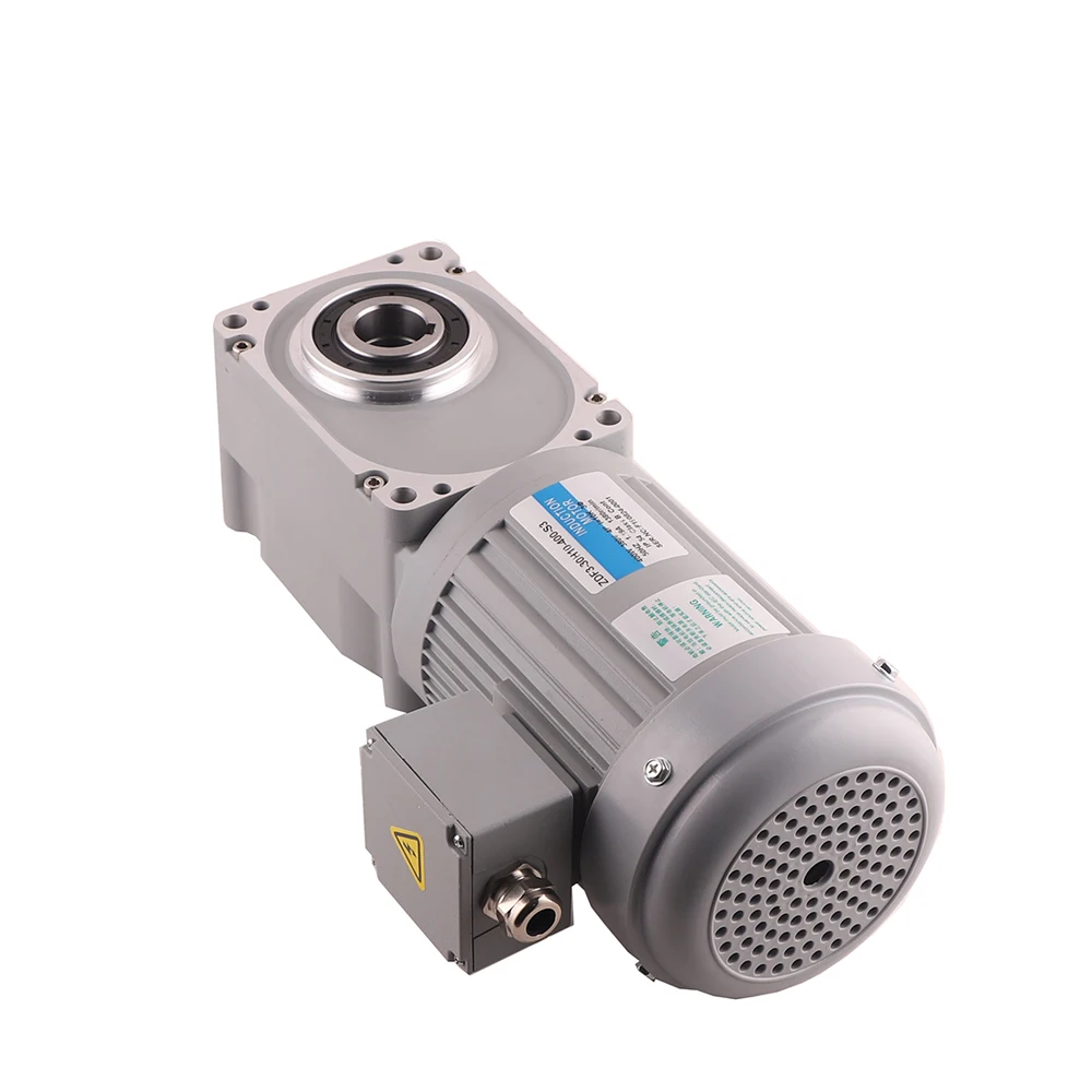 Lunyee 3 Phase 220V AC Motor with Gearbox - 100W Hypoid Gear Motor