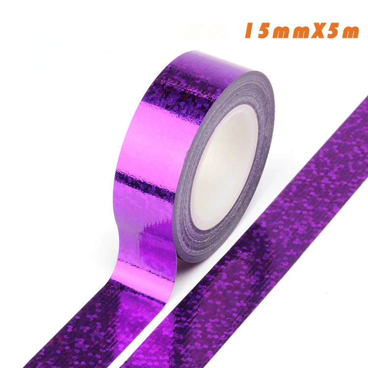 rhythmic gymnastics decoration holographic glitter tape