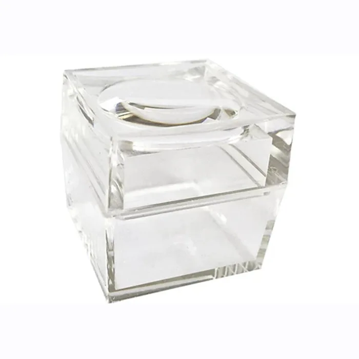 1 Inch Magnifying Box 4x Magnification Acrylic Cube