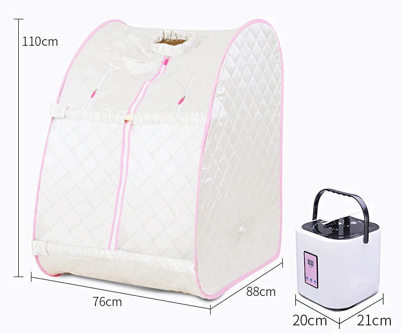 Good Quality Big Size Household Vapor Cubin Single Person Spa Relax Steam Sauna Room For Home - View #6
