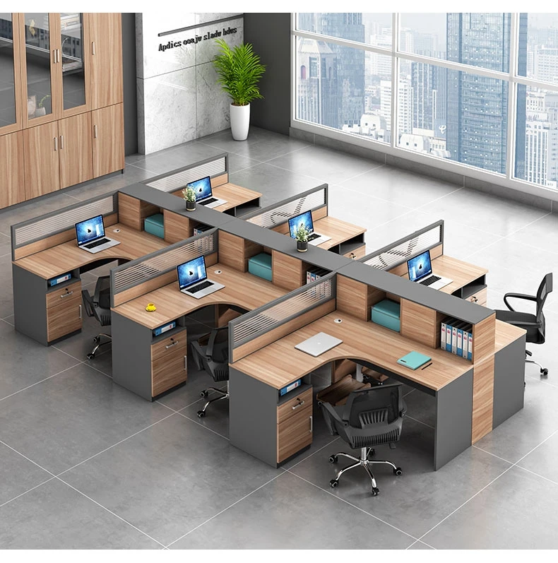 Modern Commercial Office Furniture Set Office Table Modular Cubicle ...