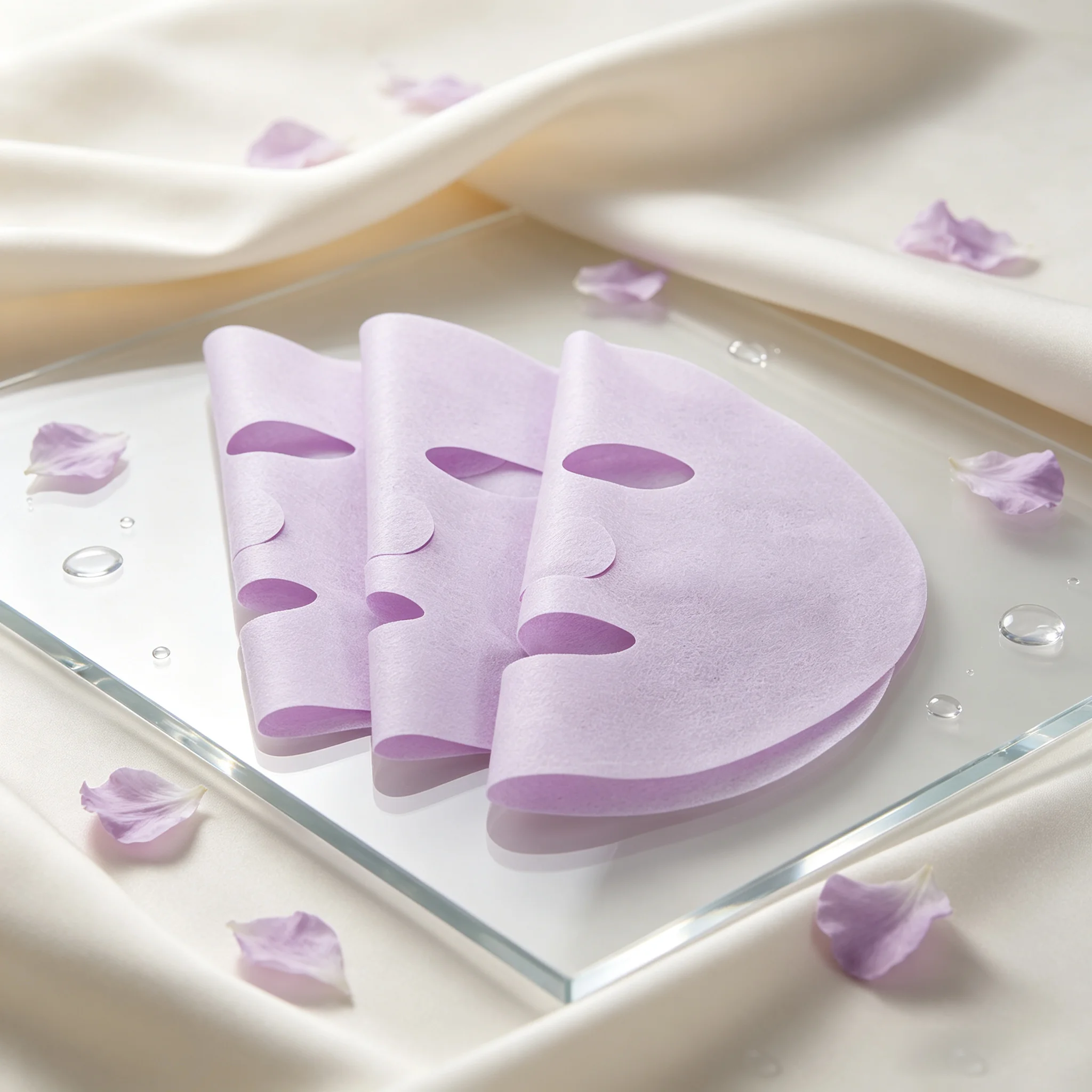 Nonwoven PDRN Dry ODM Sensitive Facial Sheet Mask Skincare Face Nose Neck Breast Body Revitalizing Pigmentation Correctors Aloe
