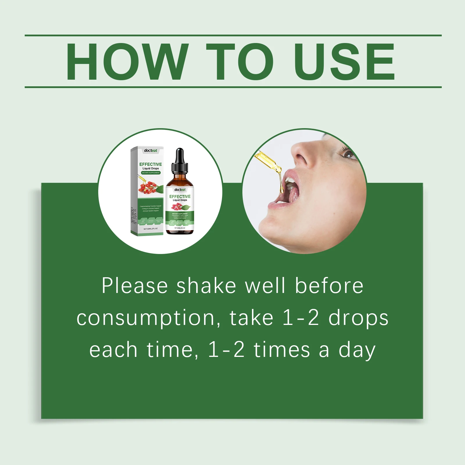 Docowize Syrup DOCTEAT Liquid Drops for Immune Support, Healthy Digestion & Energy ...