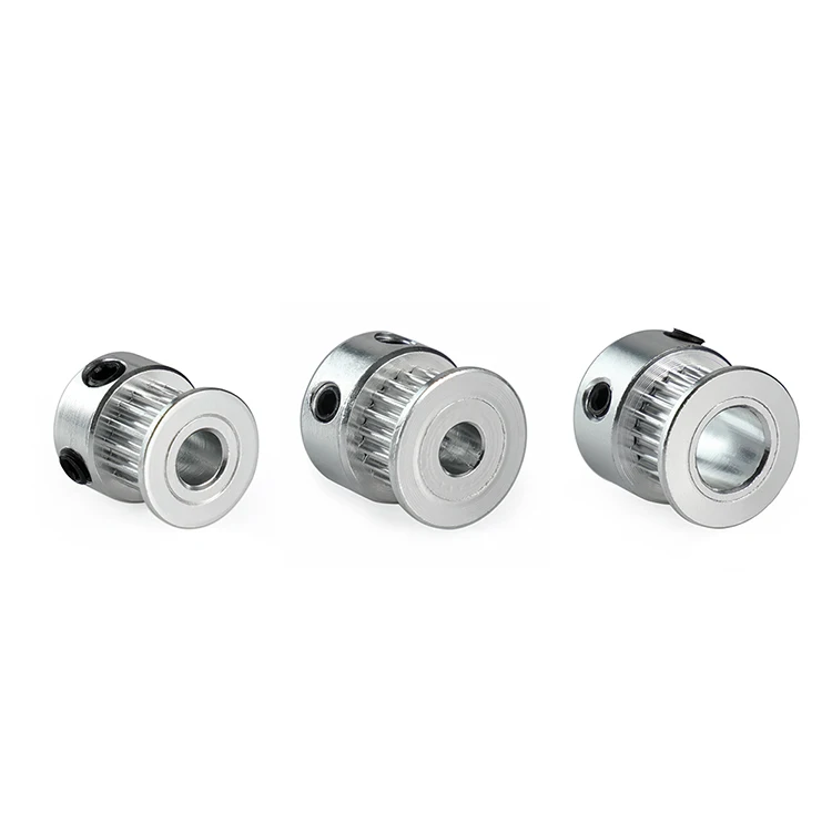 POP 5pcs 2GT Timing Pulley, Bore 5mm 6mm Width GT2 Timing Belt Idler Pulley Printer Accessories 16 Teeth Aluminum Synchronous Wheel Printer I.461032748 - View #6