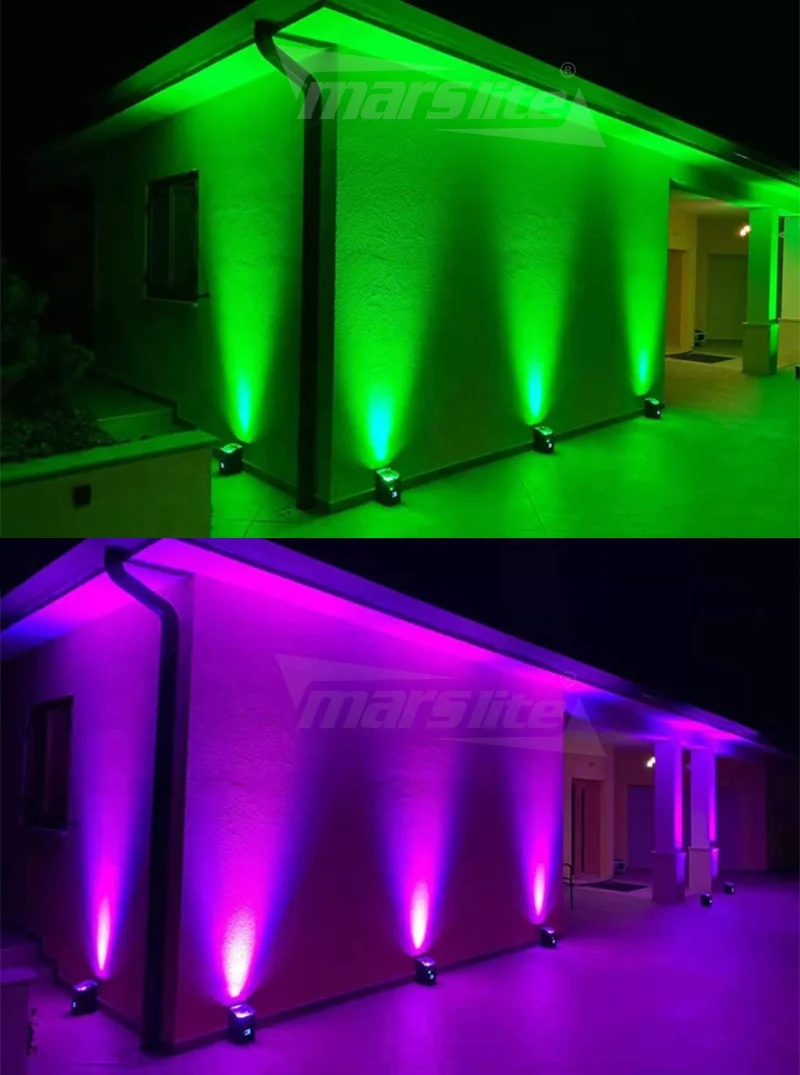 Marslite 6x18 Led Wireless Battery Uplight Wedding Party Lumiere Dj Stage Backdrop Par S6 Wireless Uplights