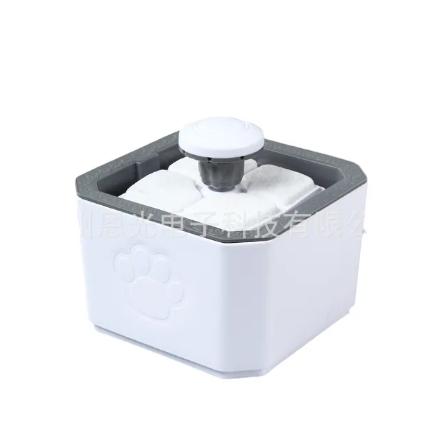 Pet Smart Automatic Water Dispenser Eco-Friendly Plug-In Design with Solid Pattern for Dogs Stainless Plastic Material by NGO