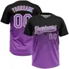 Black and Medium Purple