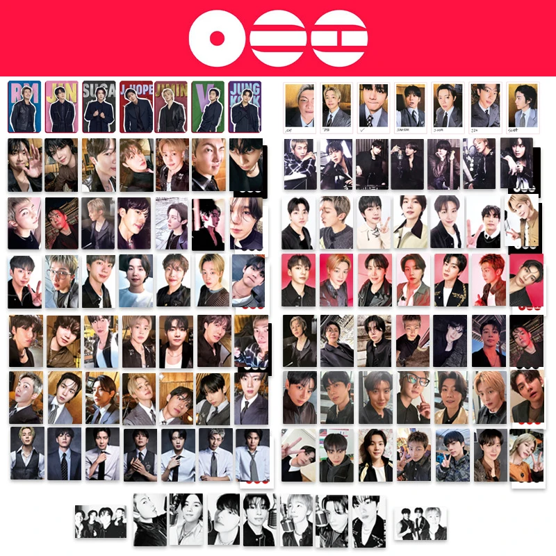 7Pcs/Set Kpop Taehyung Jimin Suga ARIRANG Album UMS WVS Ver Selfie