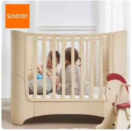 wooden baby crib modern baby bed baby cot