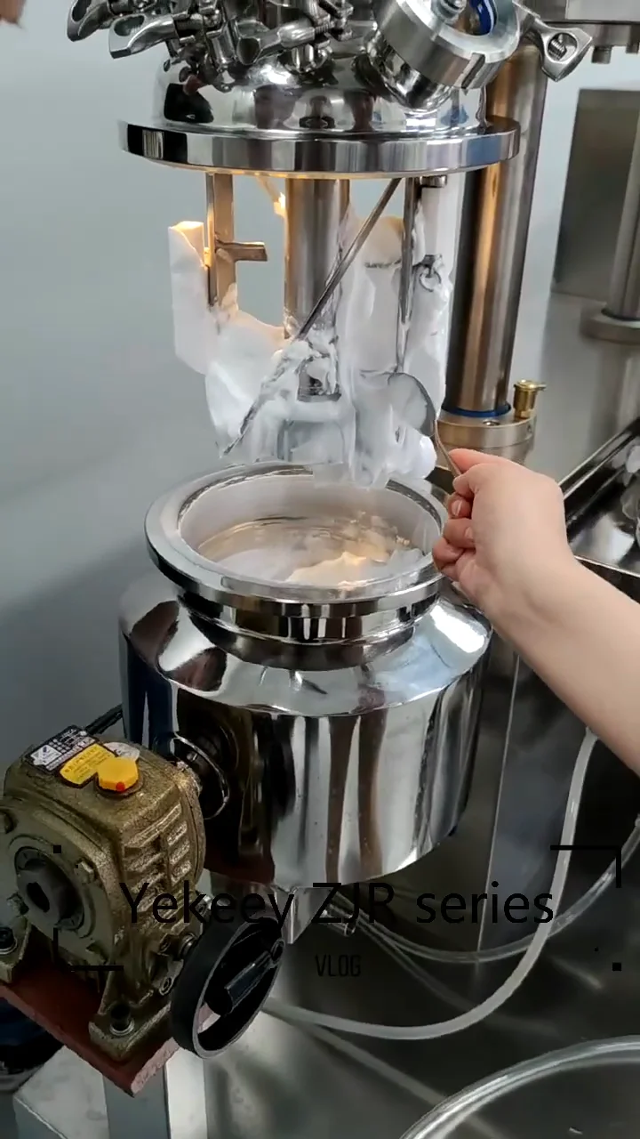 200l 300l Vacuum Homogenizer Mixer With Heating For Cosmetic Makeup And