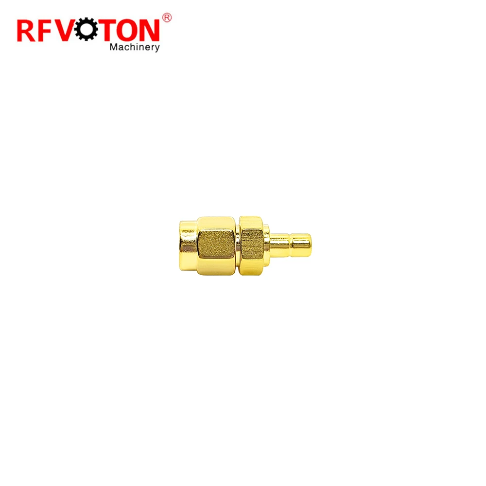 Factory Supply Adapter Smb Female Jack Hembra to Sma Male Plug Macho Rf Coaxial Coax (rf) Connector FCC Copper Adaptor ROHS