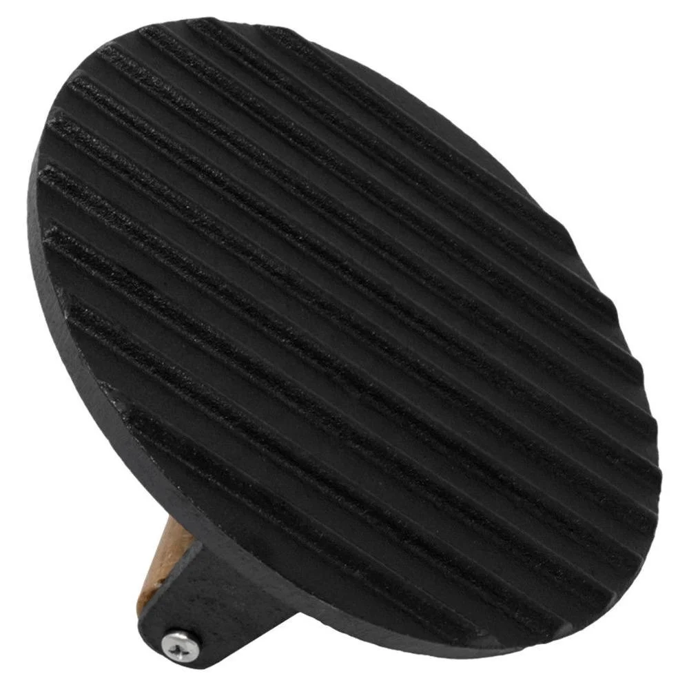 Индивидуальный чугунный пресс для бекона, круглый пресс для бургеров, для барбекю, чугунный пресс для гриля