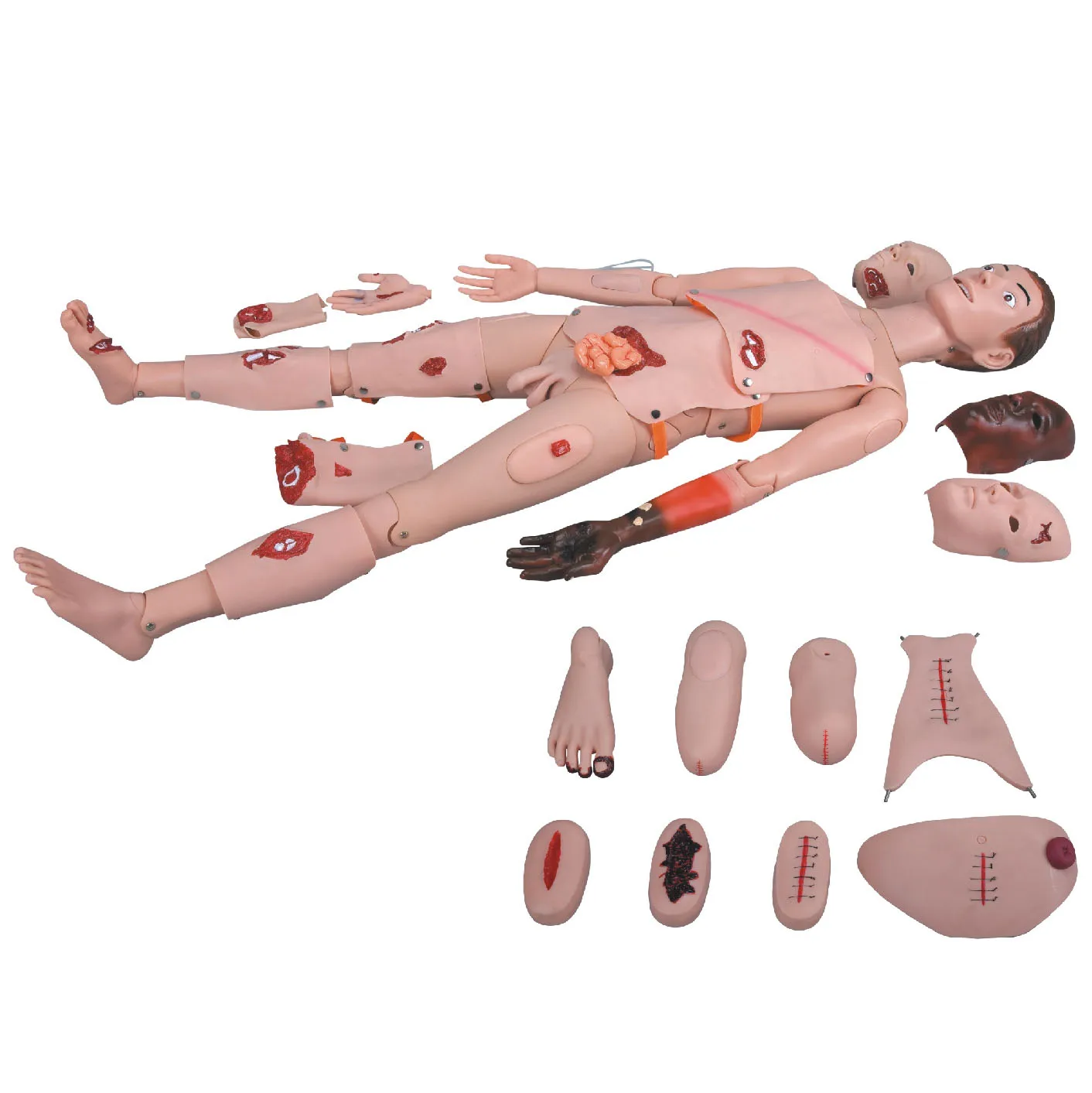 Human Simulation Full Functions Trauma Nursing Medical Mannequin Wound Care Adult Trauma Nursing Manikin