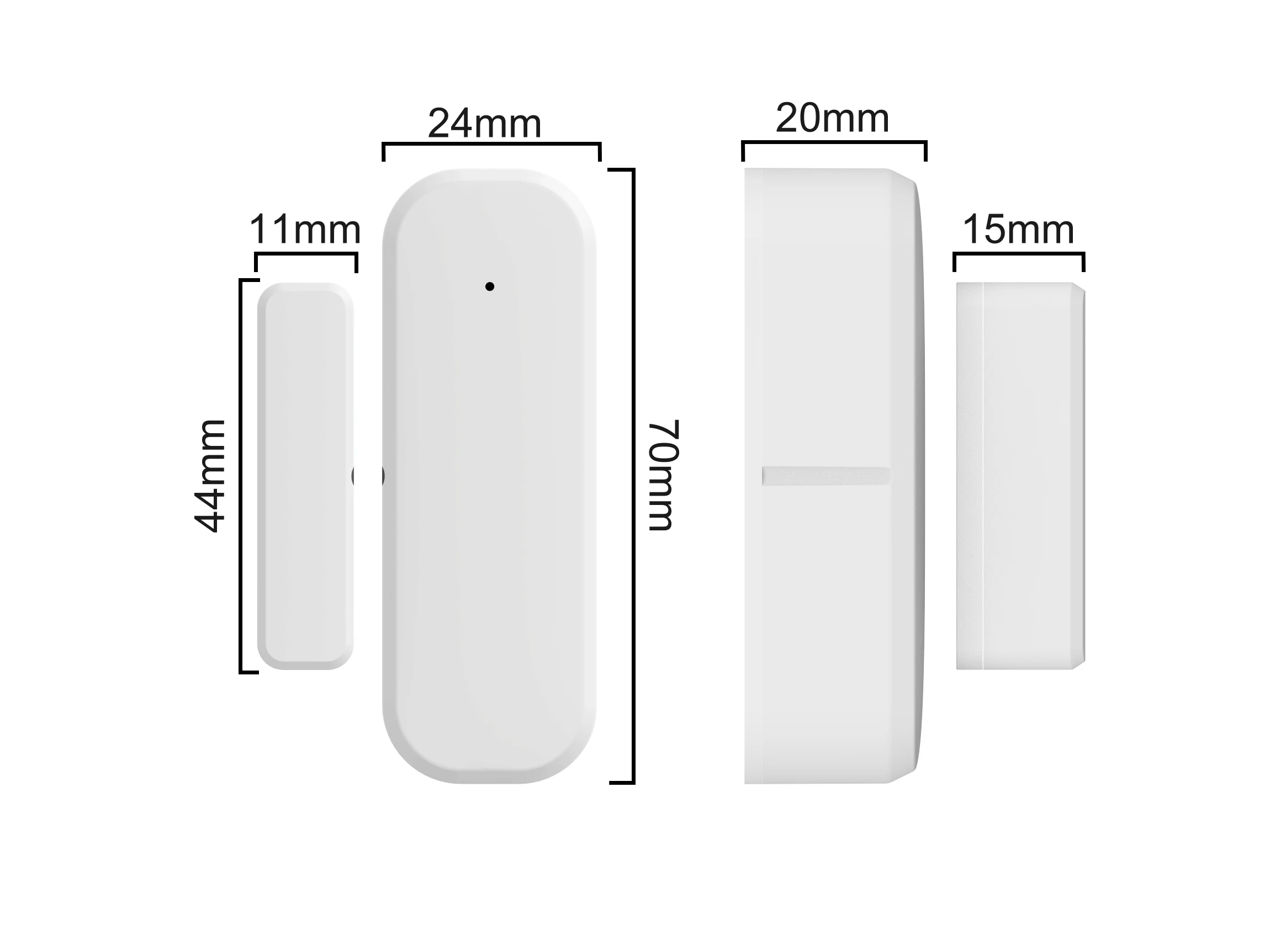 Tuya Wifi Remote Control Smart Door and Window Sensor Voice Control Via Google Assistant and Alexa