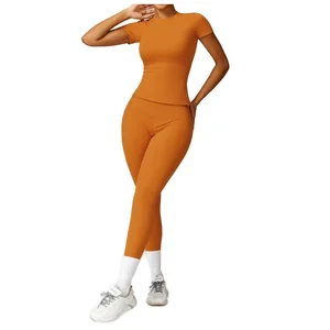 Breathable Yoga Jacket and Pants Set Quick Dry and Sustainable Printed Four-Way Stretch Recyclable