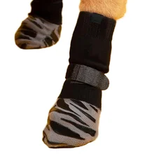 Medium-Sized Dog Silent Pet Socks Anti-Dirt Anti-Slip Anti-Scratch Indoor Car Socks Sport Style Wool Print Fo Dogs Socks