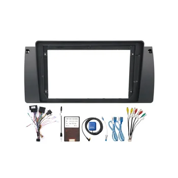 Meihua Car DVD Frame Kits for BMW E39 E53 X5 M5 1995-2006 with Cable Wiring Harness