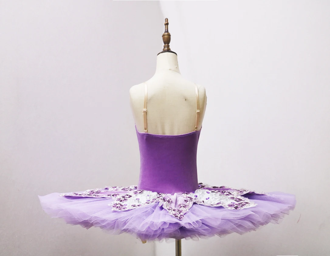 Professional Ballet Tutu Skirt for Women New Purple Velvet Customizable for Girls and Adults Performance Wear-Size 61 Professional Ballet Tutu Skirt for Women New Purple Velvet Customizable for Girls and Adults Performance Wear-Size 61