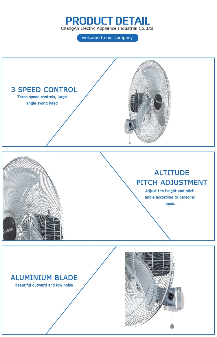 Wall Fan, 110v, 220v - detail 8