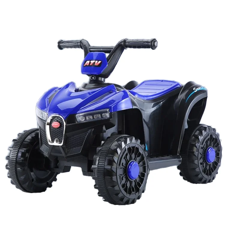 Remote Controlled 4-Wheel Electric ATV Quad Bike for Kids Power Battery Plastic Material Small Wheel Ride-on Car Toy