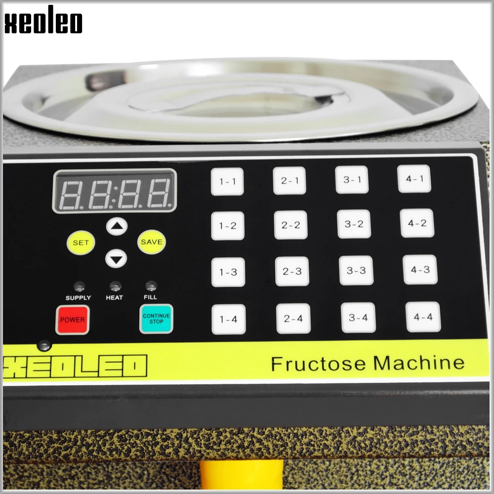 Xeoleo Fructose Machine 16 Buttons Syrup Dispenser Machine 8l Container ...