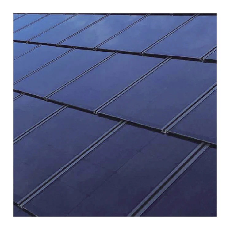 Bipv Flat Solar Tiles Glass Solar Roof Tiles Solar Flat Roof Mount ...