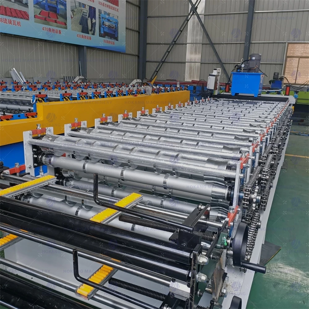 Factory Dictriy Metal Roof Sheet Cold Roll Forming Machine Cladding ...