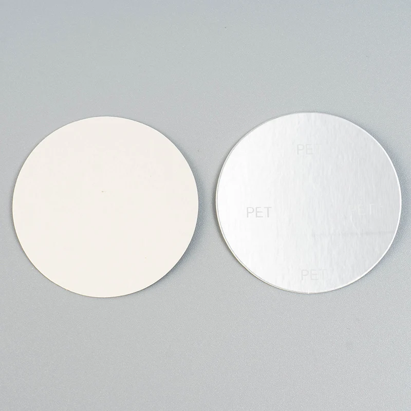 Высококачественные двухсекционные индукционные герметизирующие крышки для бутылок простые в использовании пломб из HDPE/PP/PET/PS